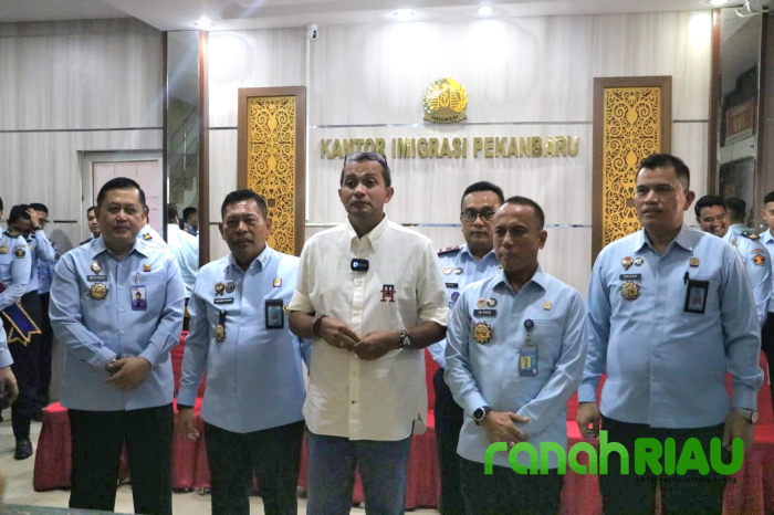 Kunjungan ke Bumi Lancang Kuning, Wamenkumham sambangi 5 Satuan kerja Sekaligus